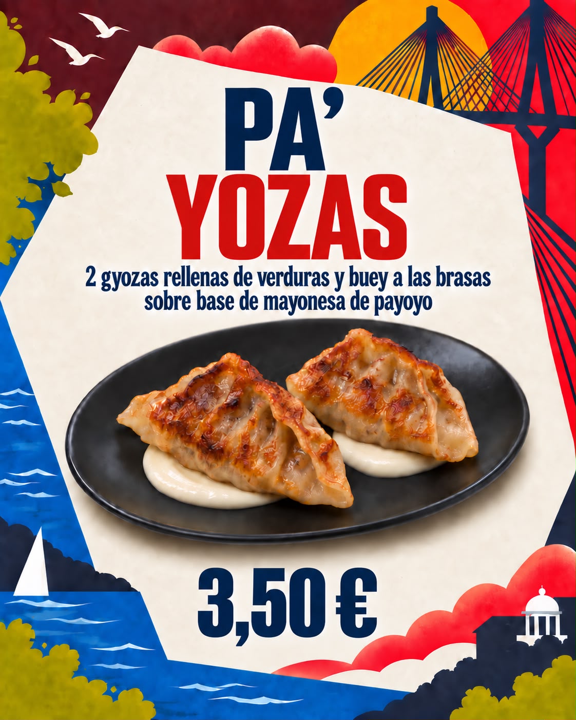 Cartel de la tapa Pa' Yozas